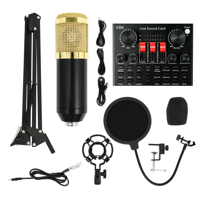 Audio Music Grading - Micrófono de Condensador BM800, Set de