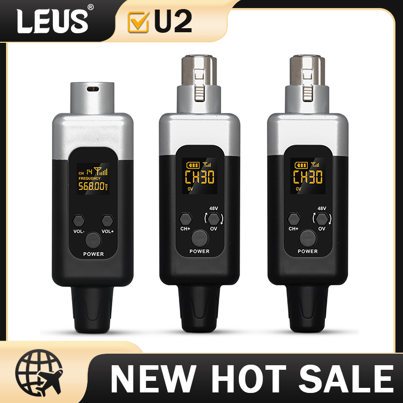Xlr Microphone Condenser - LEUS U2 UHF convertidor de micrófono