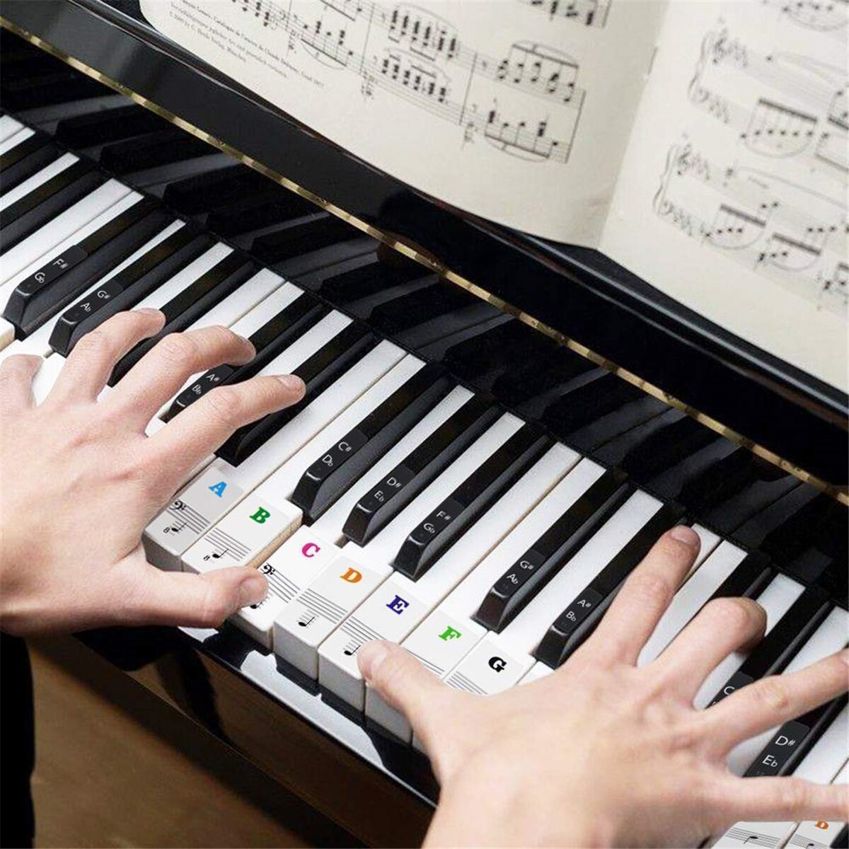 Keyboard Piano 61 Key - Pegatinas para Teclado de Piano para