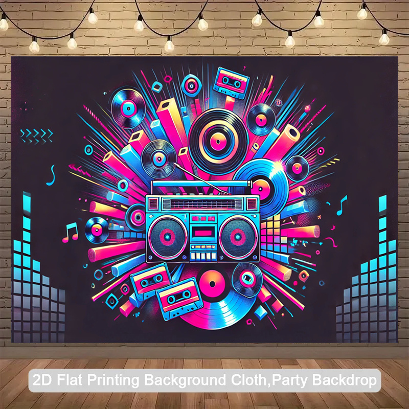 Diseño plano 2D, embalaje de 1 - Audio House Music reseña y precio