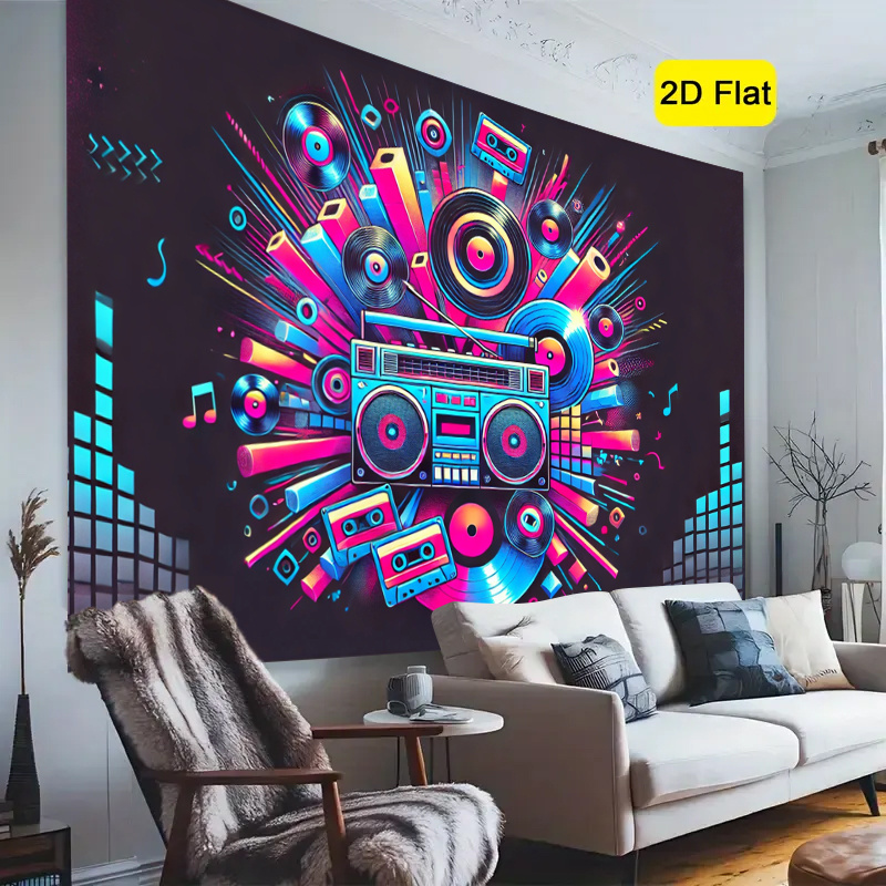 Diseño plano 2D, embalaje de 1 - Audio House Music reseña y precio