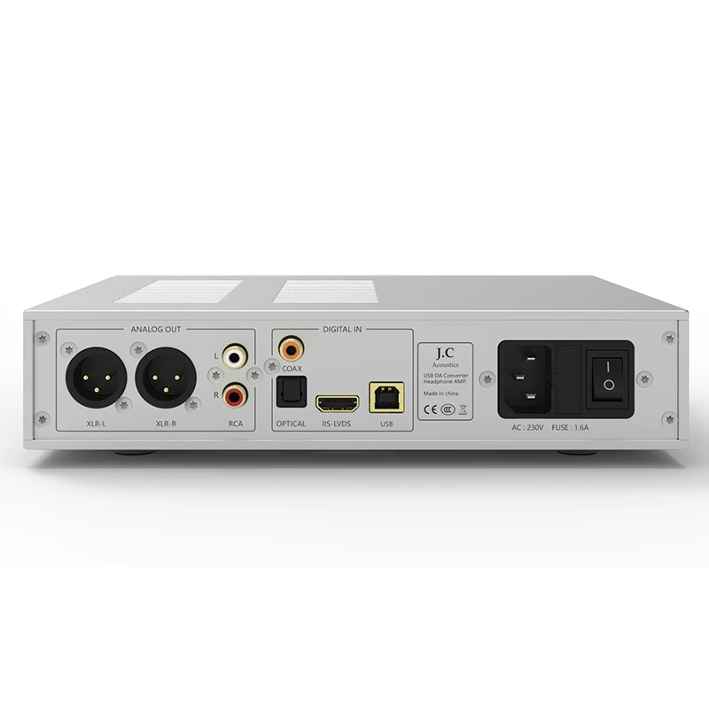 J.C Acoustics UDP-6P DAC de Es - Improve Audio Music Quality reseña y precio