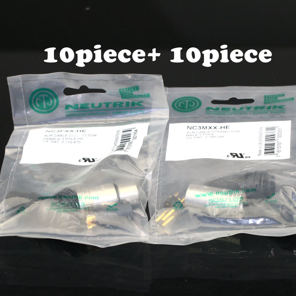 20 piezas/lote para conector N - Xlr Microphone Condenser reseña y precio