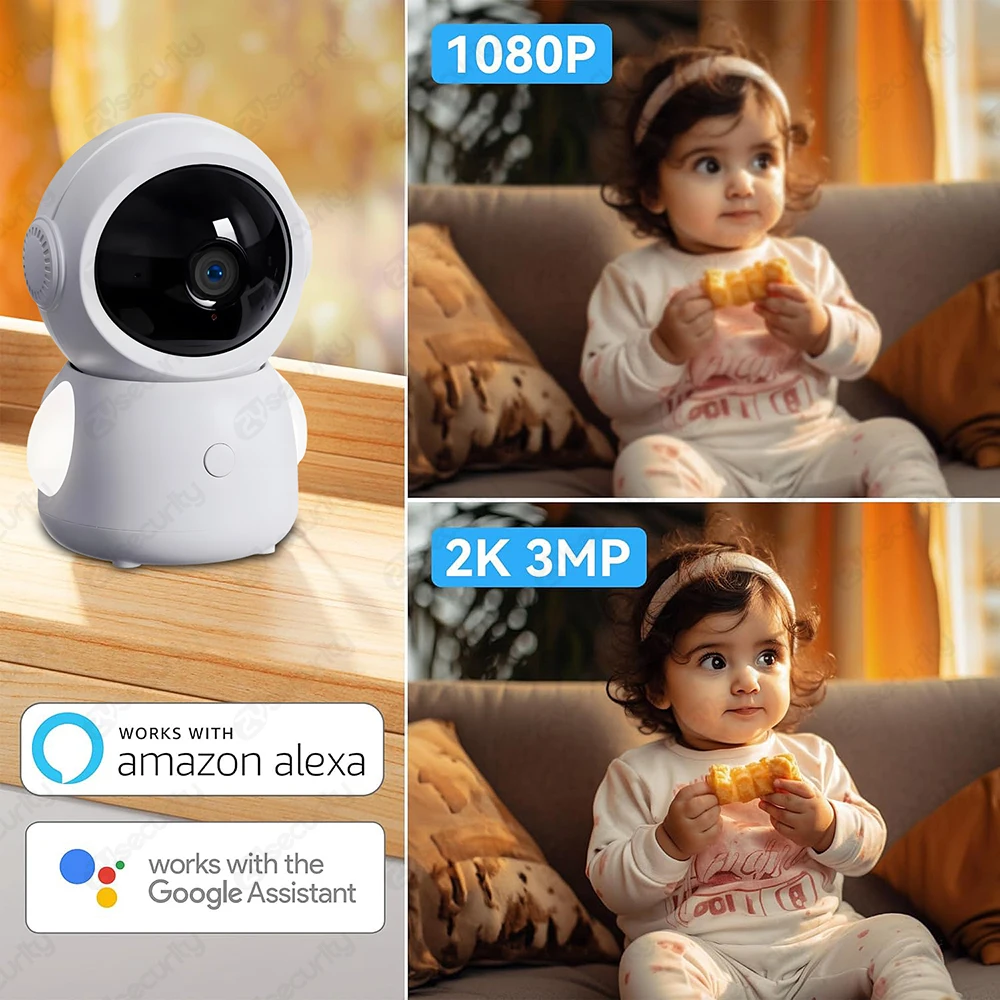 2K Vigilabebés WiFi con pantal - Audio Music Google reseña y precio