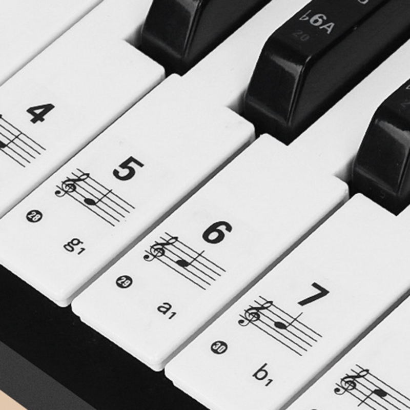 Pegatinas transparentes extraí - Keyboard Piano 61 Key reseña y precio