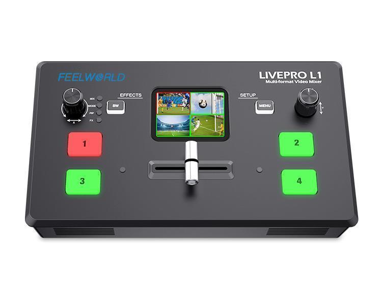 FEELWORLD LIVEPRO L1 4xHDMI En - Audio Mixer 4 Channel reseña y precio