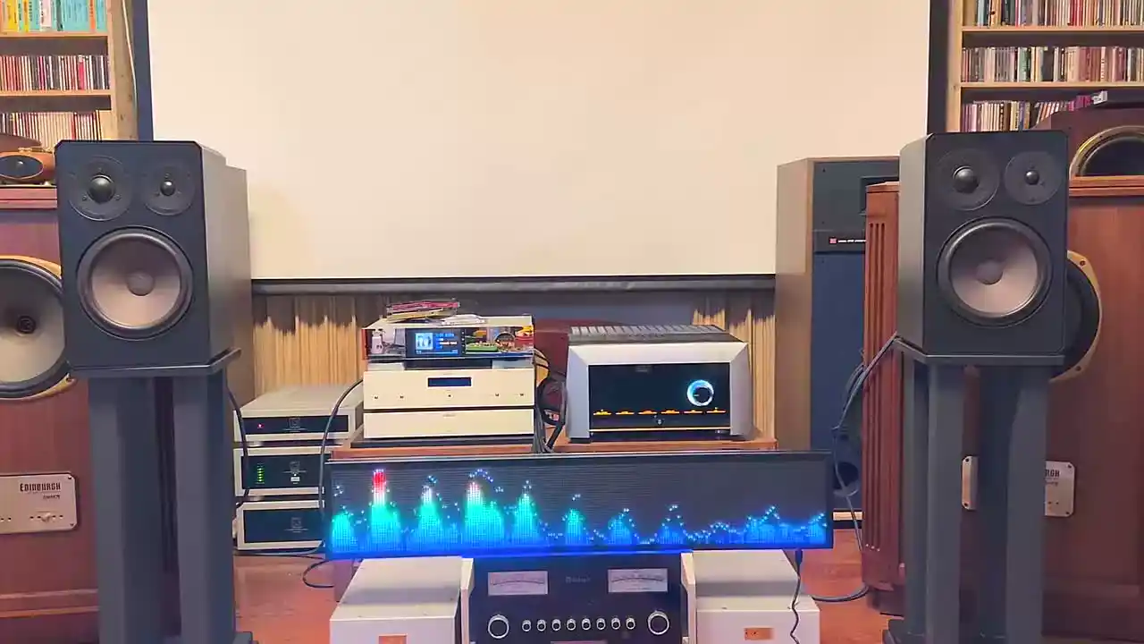 Pantalla de espectro de música - Audio Music Grading reseña y precio