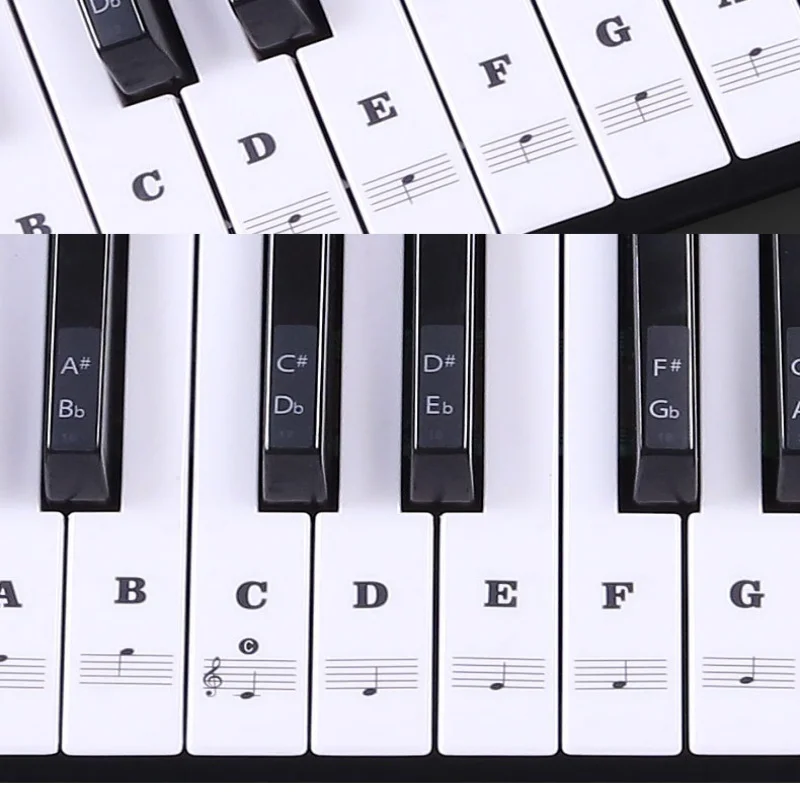 Pegatinas de entrenamiento de  - Keyboard Piano 61 Key reseña y precio