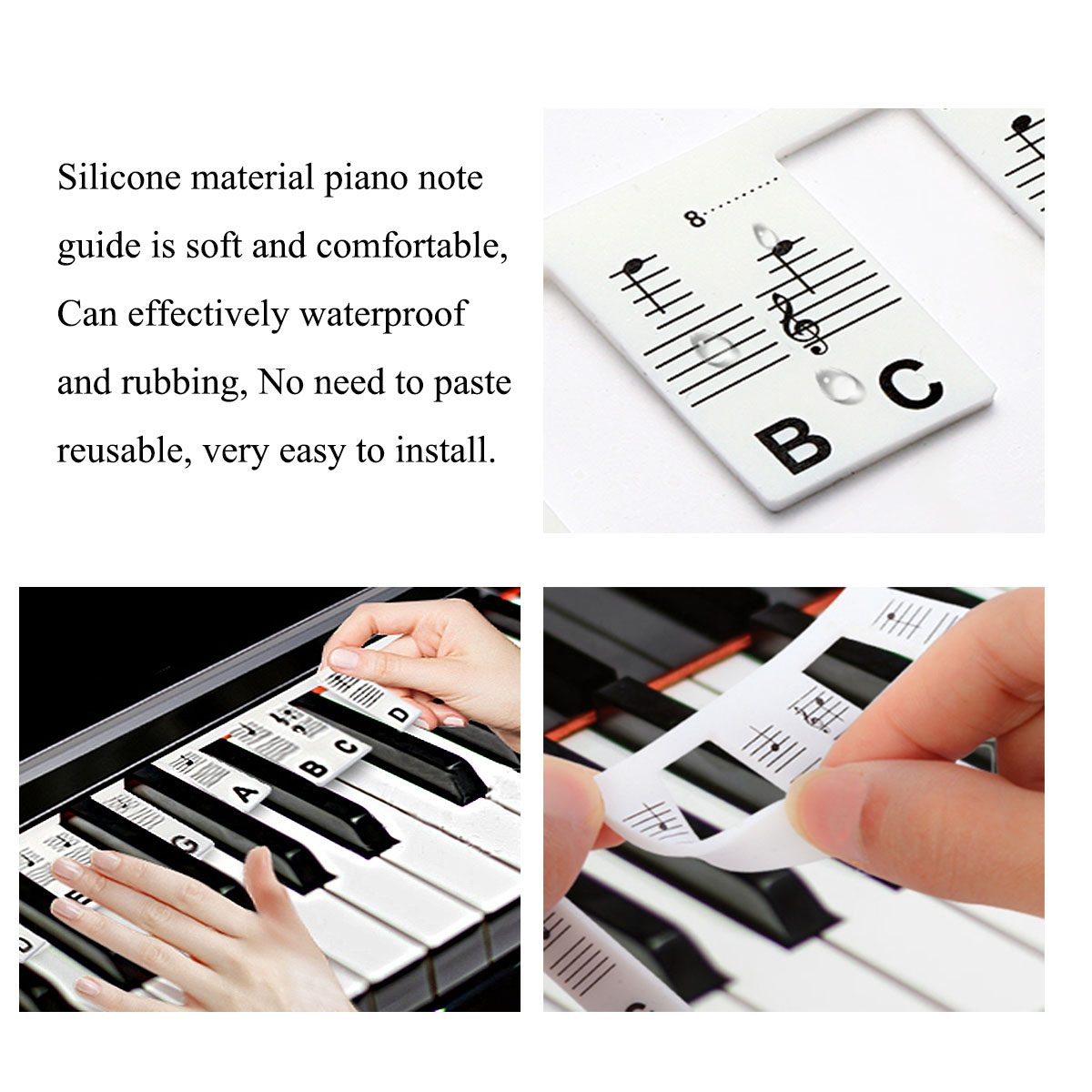 Pegatinas para Teclado de Pian - Keyboard Piano 61 Key reseña y precio