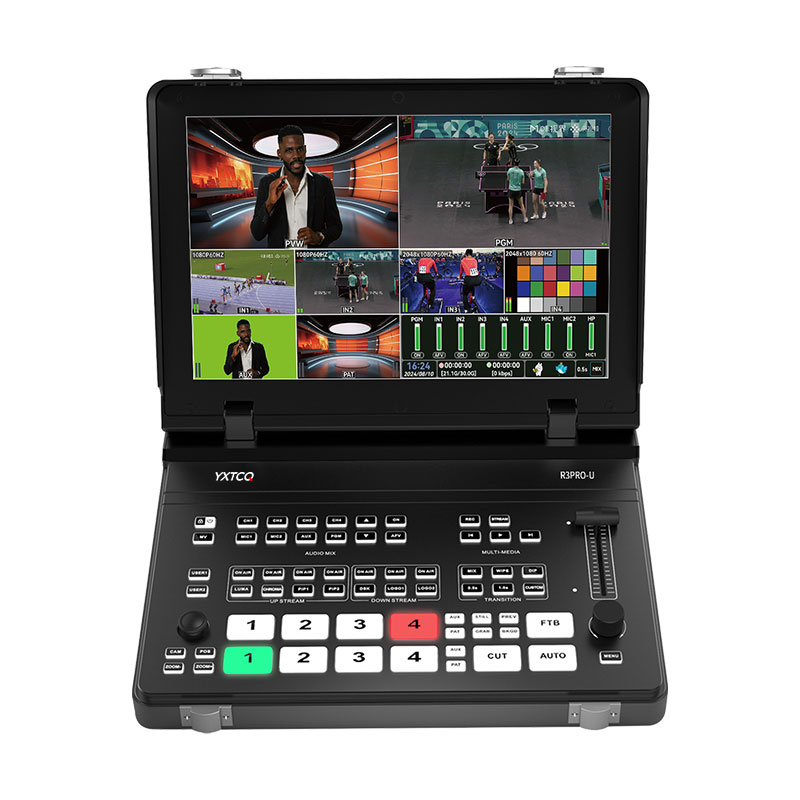Mezclador de vídeo en directo  - Audio Mixer 4 Channel reseña y precio