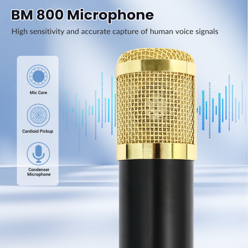 Micrófono de Condensador BM800 - Audio Music Grading reseña y precio
