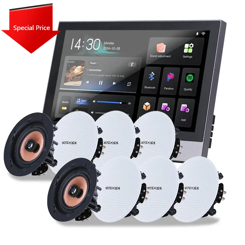 Sistema de música de fondo par - Audio Music Google reseña y precio