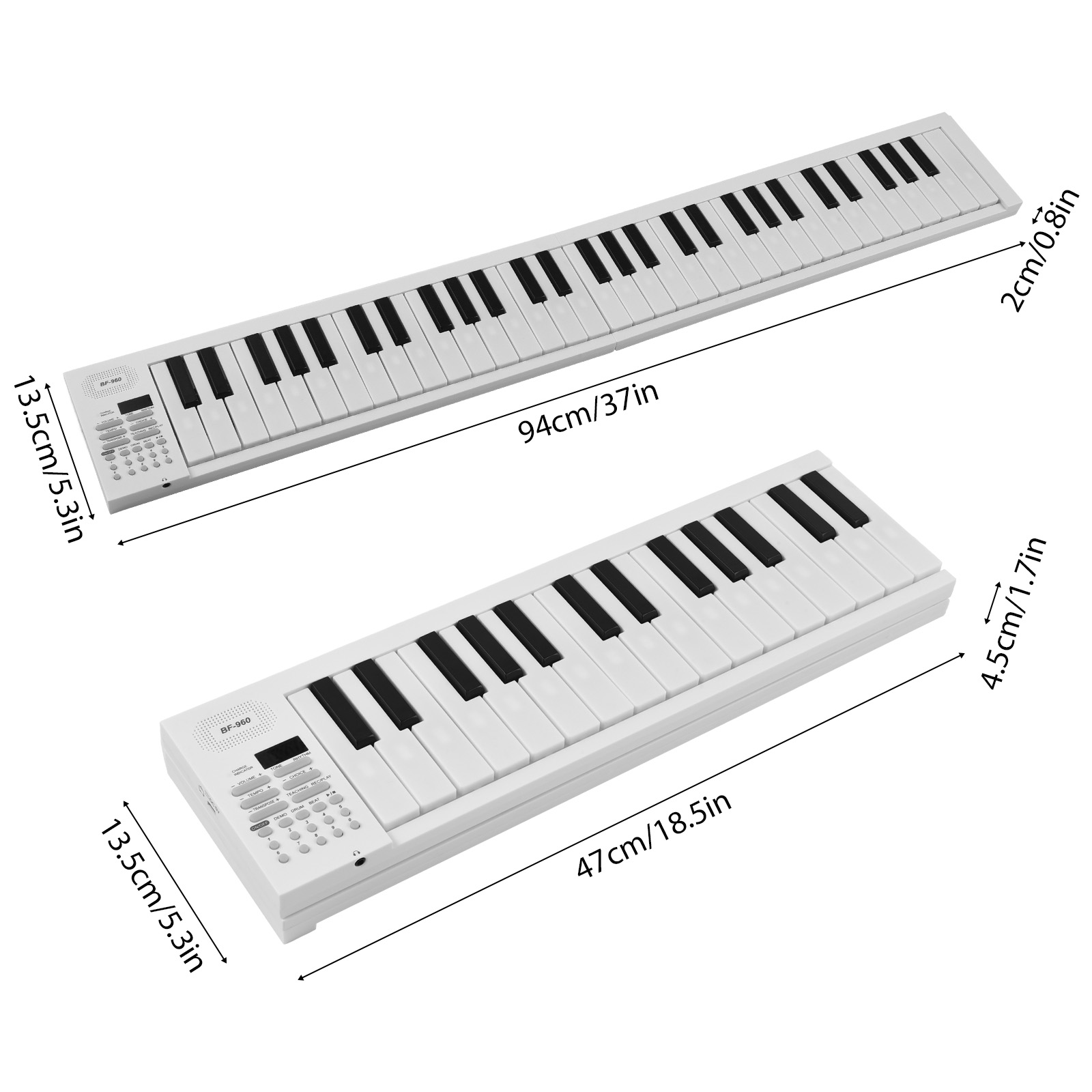 Piano Electrónico Plegable de  - Keyboard Piano 61 Key reseña y precio