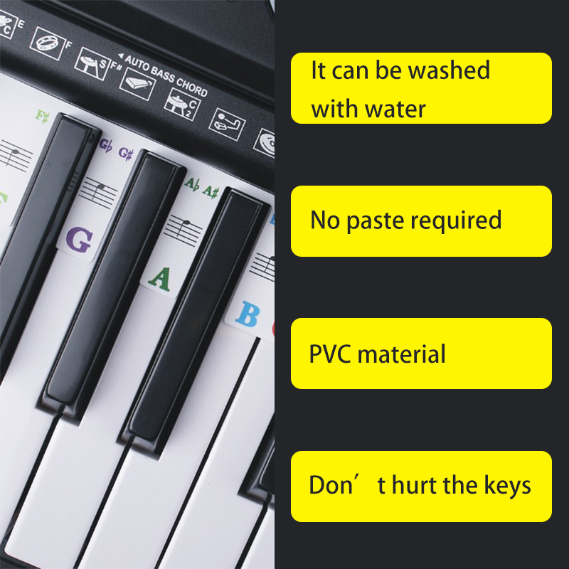 Guía de notas de piano para pr - Keyboard Piano 61 Key reseña y precio