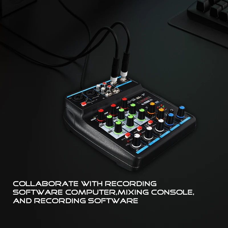 Consola Mezcladora de Audio US - Audio Mixer 4 Channel reseña y precio