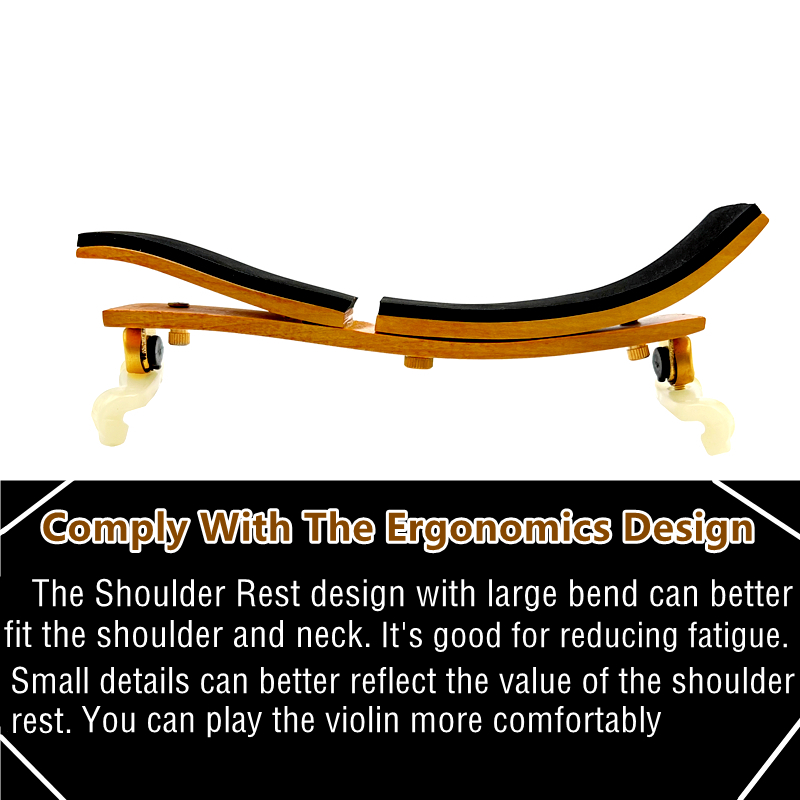 Reposabrazos acolchado de homb - Violin Shoulder Rest reseña y precio