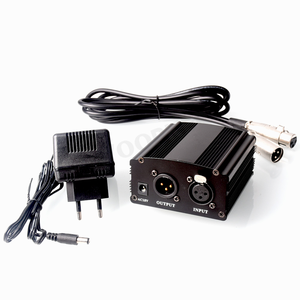 Woopker-fuente de alimentación - Xlr Microphone Condenser reseña y precio