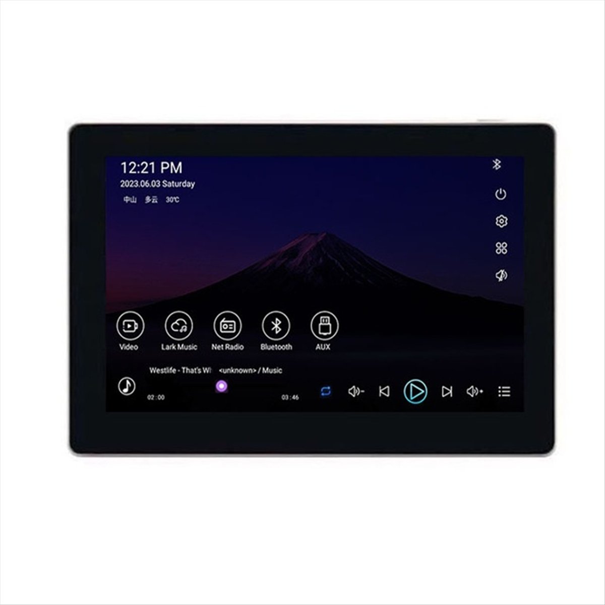 Panel de Música Ambiental Inte - Audio Music Google reseña y precio