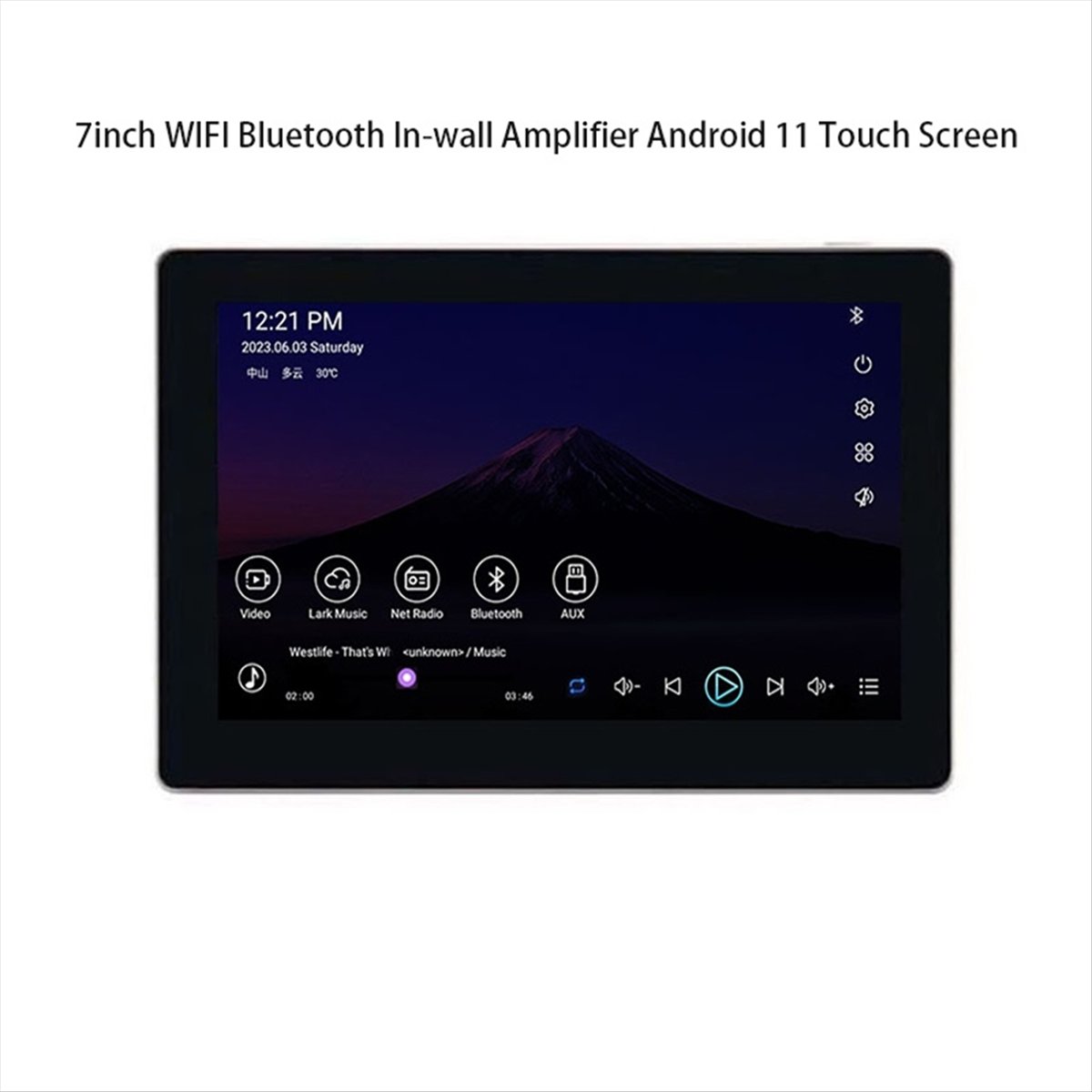 Panel de Música Ambiental Inte - Audio Music Google reseña y precio
